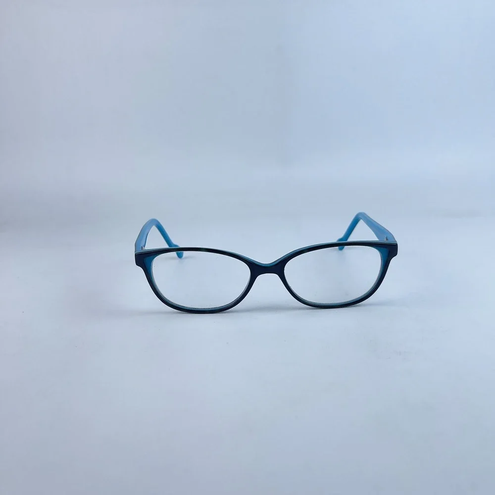 Lisa Loeb Hurricane 162 Women Eyeglasses Frame Aqua Full‎ Rim 51-16-135